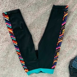 Adidas black ankle cropped leggings
